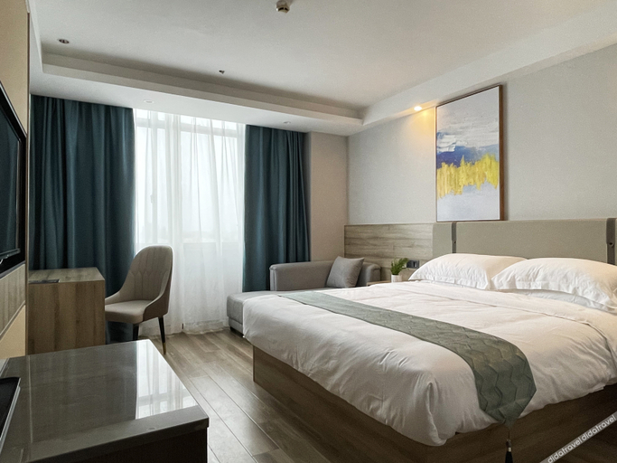 Bedroom 2, VX Hotel Wuxi Dangkou Scenic Area, Wuxi