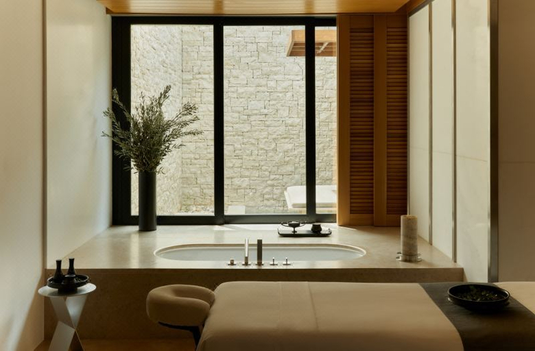 Bathroom, Amanzoe, Peloponnese