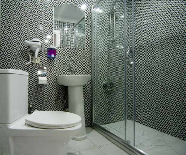 Bathroom 5, Istanbul Palace Hotel, Fatih