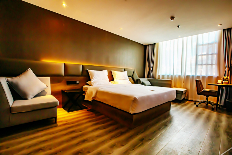 Bedroom 2, IUホテル(麗江古城南門)(IU Hotel (Lijiang Ancient City South Gate Branch)), Lijiang