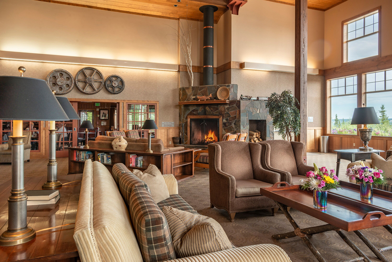 Public Area, Copper River Princess Wilderness Lodge, Valdez-Cordova