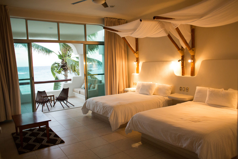 Bedroom 2, Paamul Hotel, Cozumel