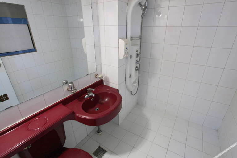 Bathroom 3, Whitehouse Motel, Seosan