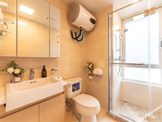 Bathroom 3, Fengfan Yishu Jingpin Hotel (Jinan Tangye Outlets), Jinan