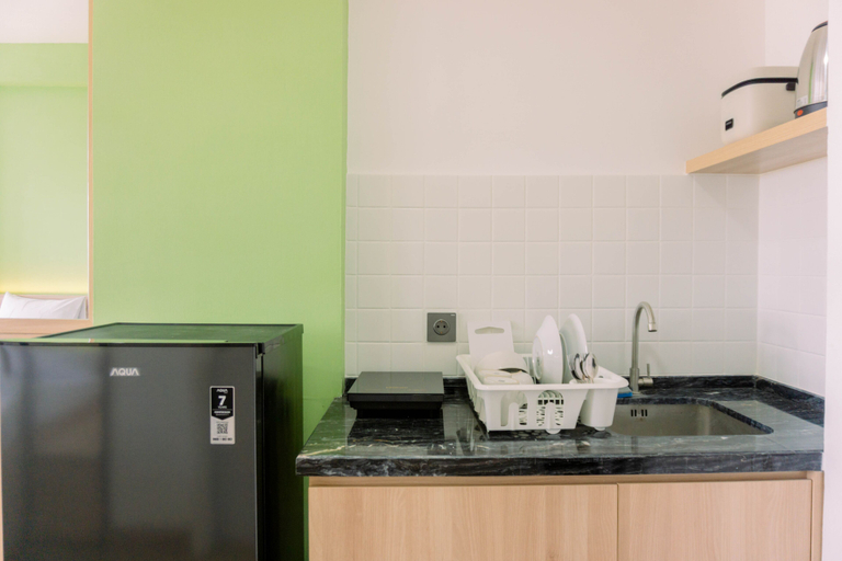 Private kitchen 3, Homey And Cozy Living Studio Poris 88 Apartment, Tangerang