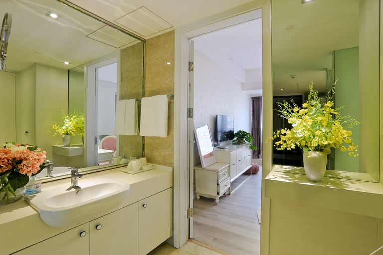 Bathroom 5, Furuisi International Apartment (Xiangya Affiliated First Store), Changsha