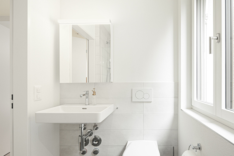 Bathroom 2, VISIMO Apartments St. Gallen Mühlensteg - Elegant. Quiet. Central, Sankt Gallen