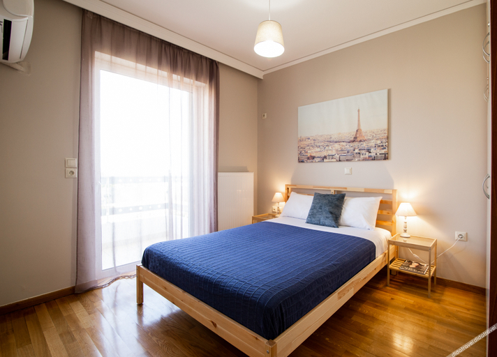 Bedroom 2, Athens Airport Lodge, Attica