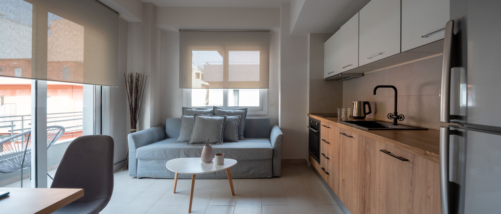 Living room 2, 12 Keys Athens Apartments, Attica