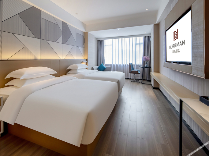 Bedroom 2, Borrman Hotel Lipu Central Plaza, Guilin