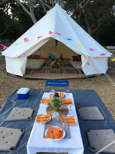 Food & Drinks 2, Glamping kaki singapore-Standard medium bell tent, Singapore