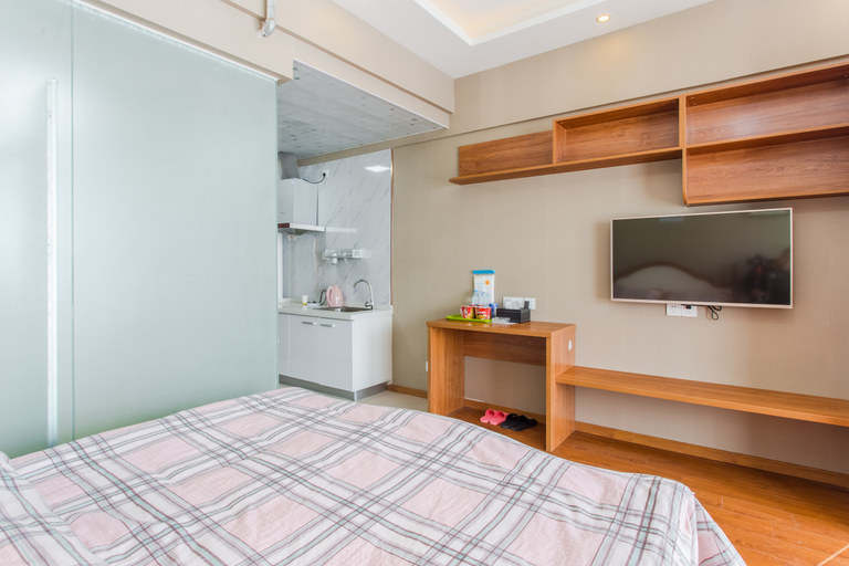 影院豪华大床���(酒店提供自助洗衣房), Tule Hotel, Hefei