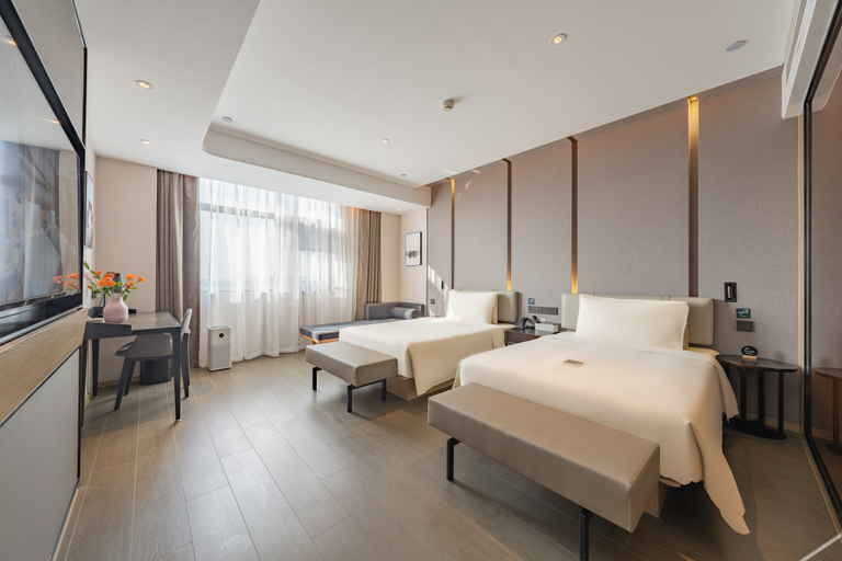 Bedroom 2, Atour Hotel Kunshan North Changjiang Road Baoyu Square, Suzhou