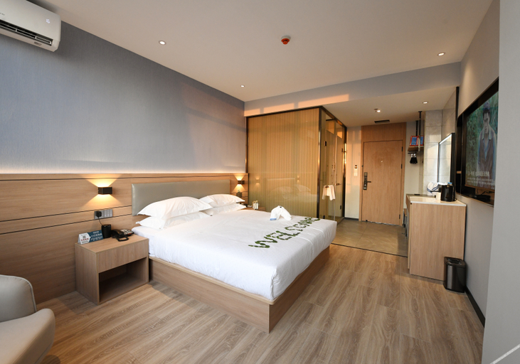 Bedroom 2, Shantou Yiju Hotel Chaoshan Road Wanda Xiaogongyuan Branch, Shantou