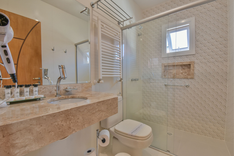 Bathroom 3, Hotel Micheline, Gramado