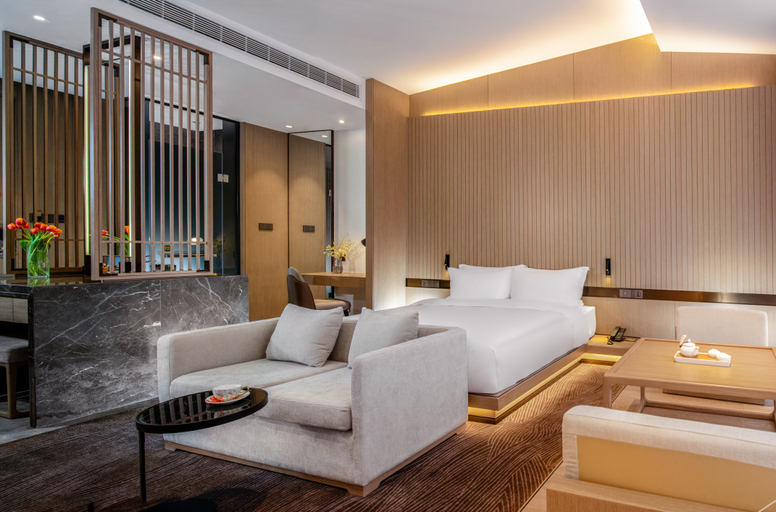 轻奢日式大床房 3, Kunming Guanwei International Hotel (Wanda Twin Tower Xishan), Kunming