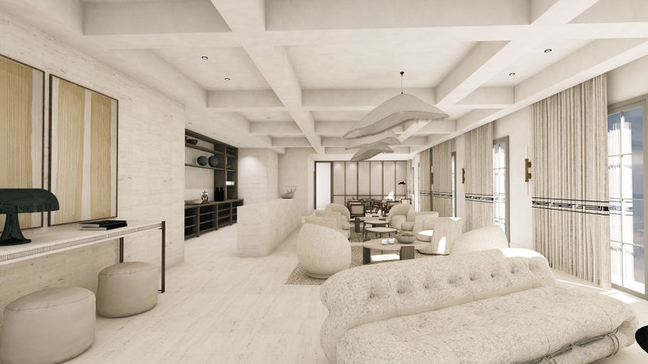 Public Area, Doryssa Theorem Hotel, North Aegean