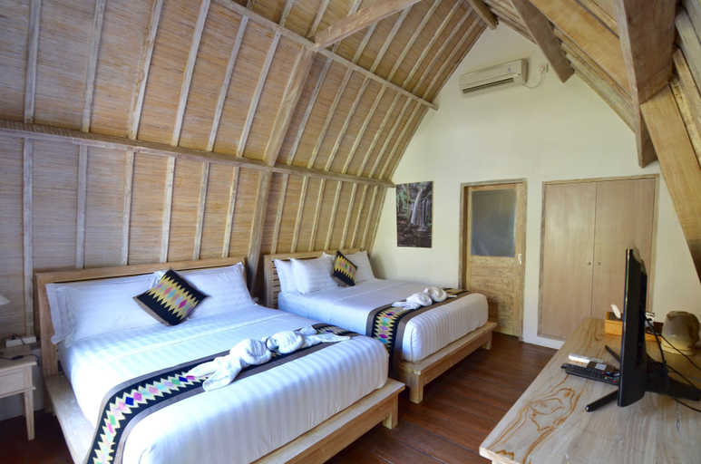 Bedroom 2, Lavella Villas Kuta Lombok, Lombok