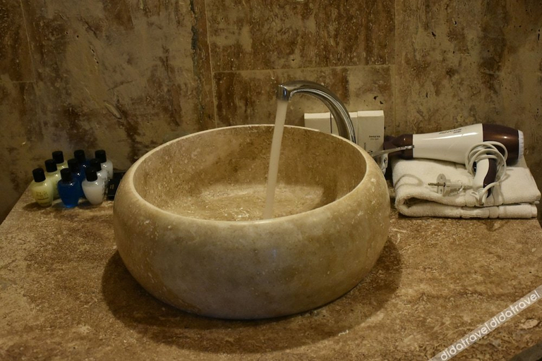 Bathroom, Glamada Cave Suites, Ürgüp