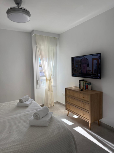 Bedroom 2, Jupiter 14 con vista a la ciudad - 1 dormitorio, Málaga