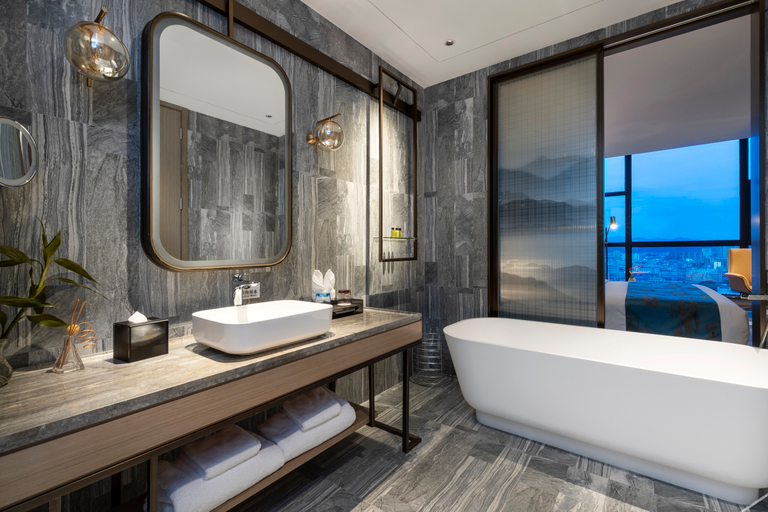 Bathroom 3, Grand Honor Hotel, Ganzhou