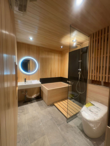 Bathroom 5, Hokkaido ZEN Cabin, Bibai