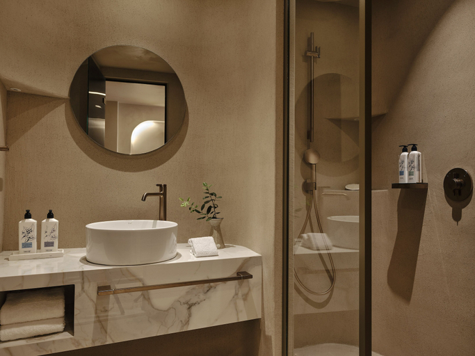 Bathroom 4, Hotel Porto Antico, Crete