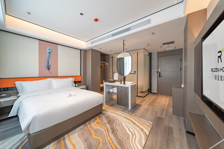 Bedroom 2, Rezen Hotel Yining Global Harbor Liuxing Street, Ili Kazakh