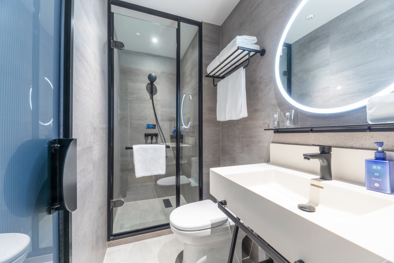 Bathroom 3, Hanting Hotel Baohua Xianlin Cuigu, Zhenjiang