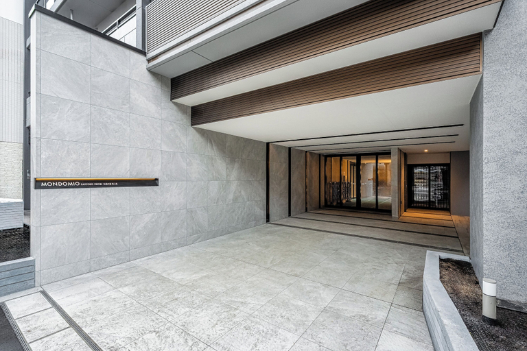 Exterior detail, MONDOMIO ODORI 901, Sapporo