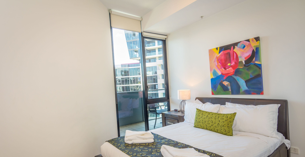 Bedroom 3, AKOM at Docklands, Melbourne