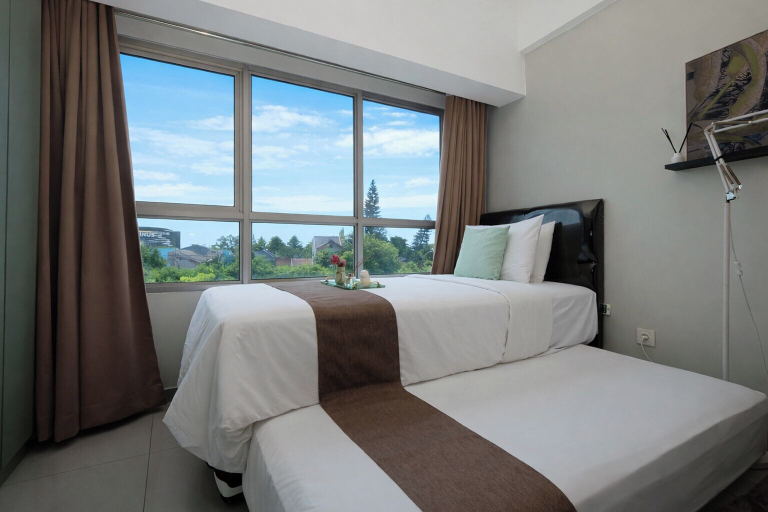 Room 3, Chic And Cozy Studio Space At Apartment Springlake Summarecon Bekasi, Bekasi