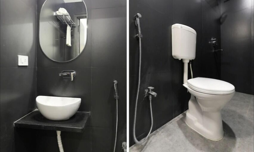 Bathroom, Hotel Nisha Nest, Bhopal