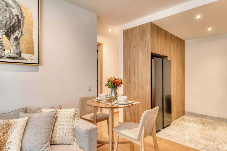 Interior, Centric 2 BR Condo - Gym - Open Air Cinema, Mexico City