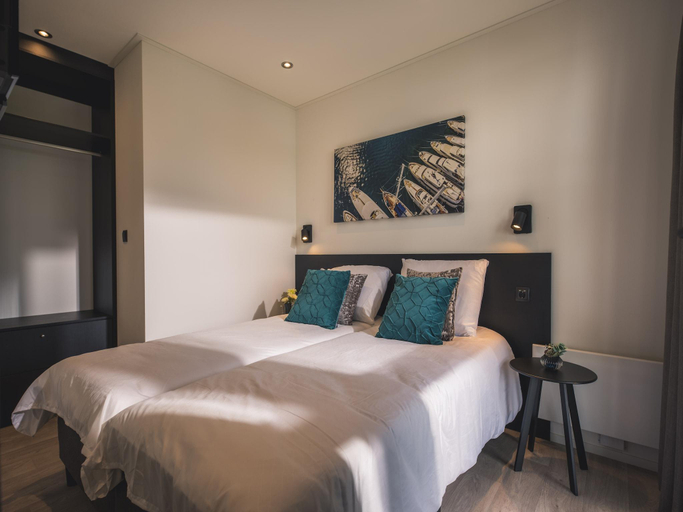 Bedroom, Holiday Home in Netherlands with Water Views, Buren