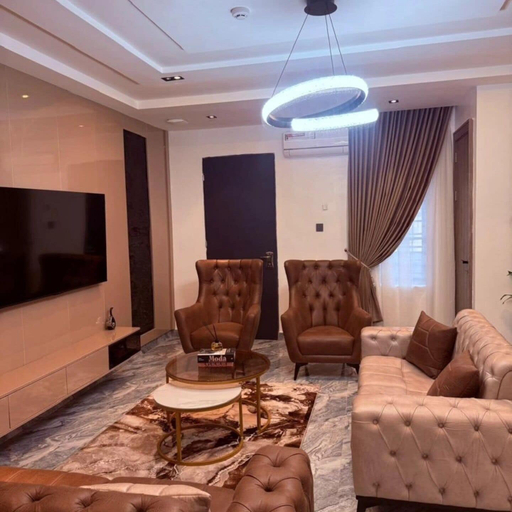 Living area 4, House-19 Apartments, AbujaMun