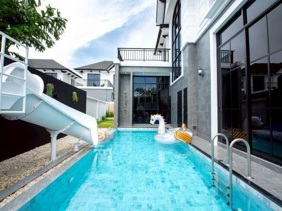 3, Modern 3BR British Pool Villa + 5KM Jomtien Beach, Pattaya