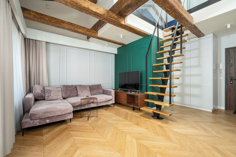 Living area 4, RentPlanet - Piotrkowska, Łódź