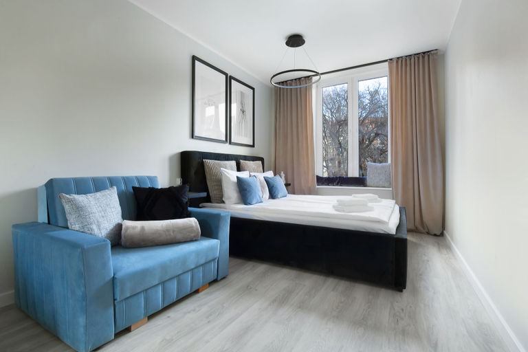 Living area 3, Elite Apartments Garncarska, Gdańsk City
