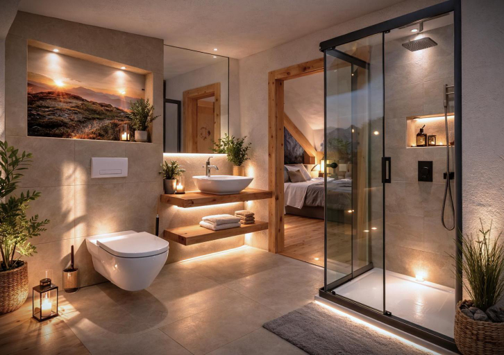 Bathroom, Alm Chalet Grosseck, Tamsweg