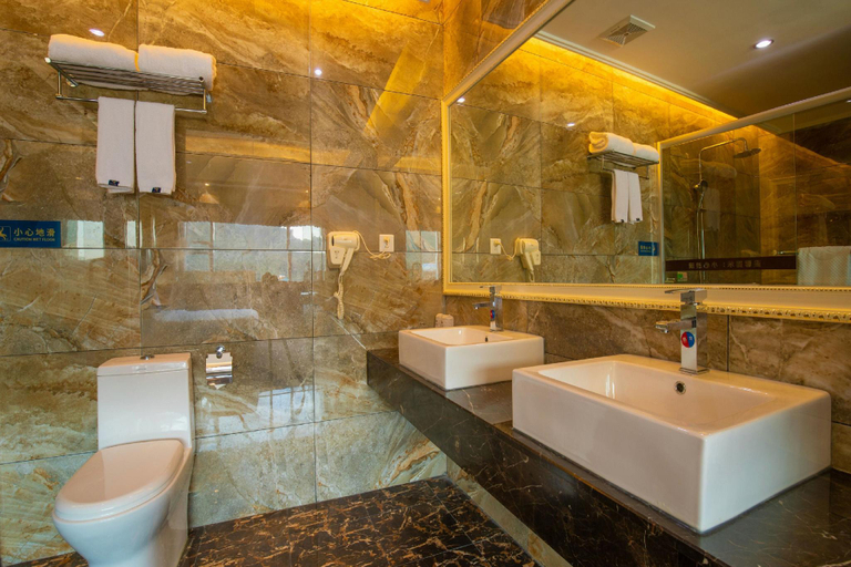 Bathroom 3, Xinhang Hotel (Zhuhai Jinwan Airport Science and Technology College), Zhuhai