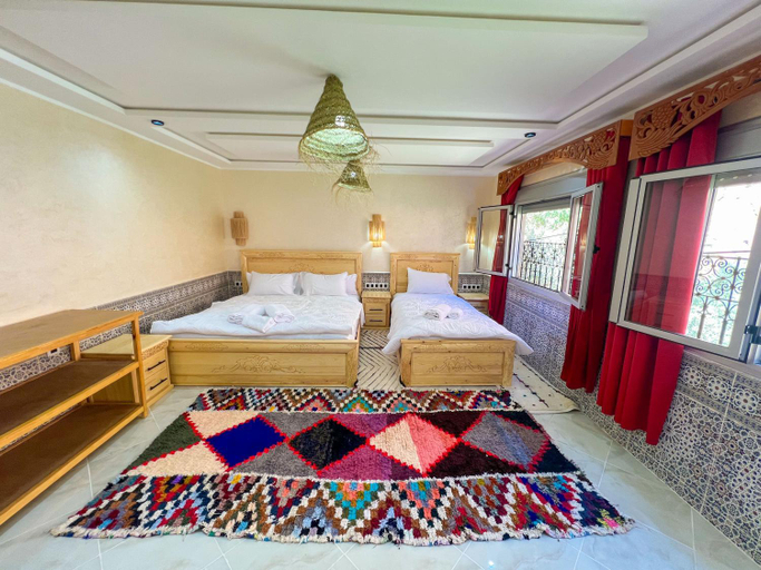 Bedroom 2, Hotel De La Vallee, Ouarzazate