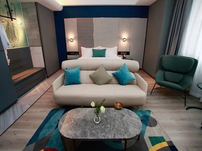Bedroom 2, LANOU Hotel (Sihong Zhuangyuanfu), Suqian
