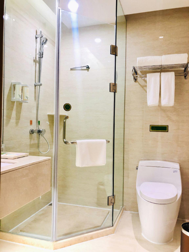 Bathroom, ウィーンホテル（呉忠高速鉄道駅）(维也纳酒店（吴忠高铁站店）), Wuzhong