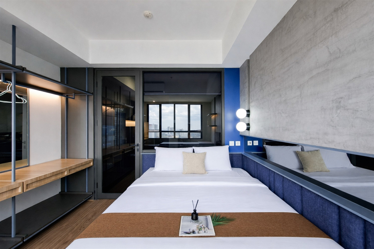 Bedroom 4, Stylish 1BR at Collins Boulevard Apartment By Travelio, Tangerang