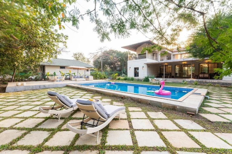 Pool, ELIVAAS Casa Mocha Exquisite 5BHK Villa, Raigarh