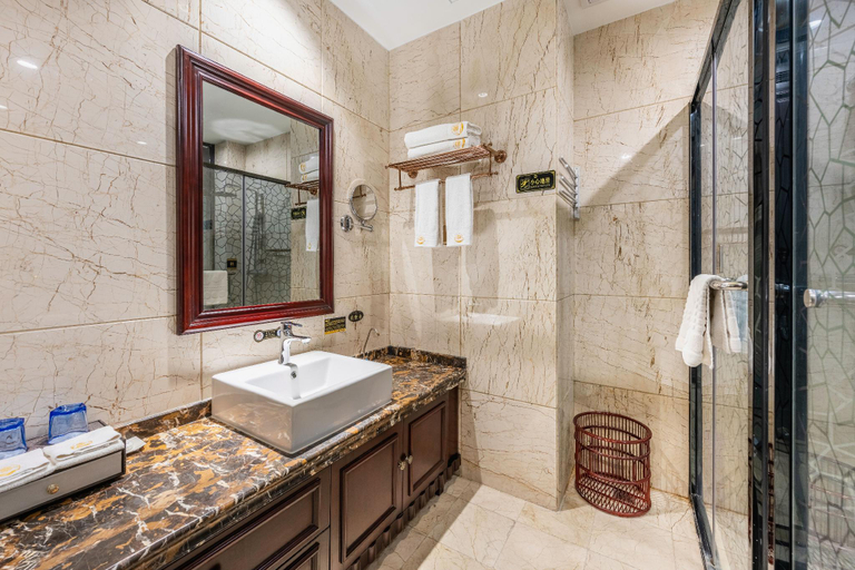 Bathroom 4, Fulaideng Hot Spring Holiday Hotel, Zhangye
