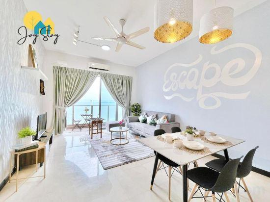 2, SilverScape Melaka/ 3BR/ 6-10 pax/Bathtub/Seaview/ Infinity Pool/ Jonker St, Malacca City