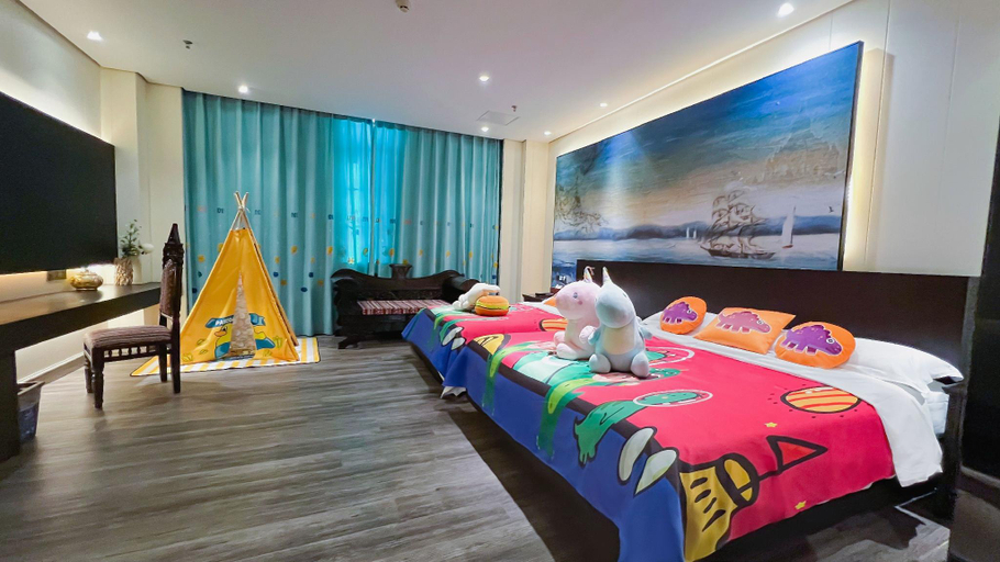 Bedroom 2, Haikou Huangma Holiday South Seas Museum Hotel, Haikou