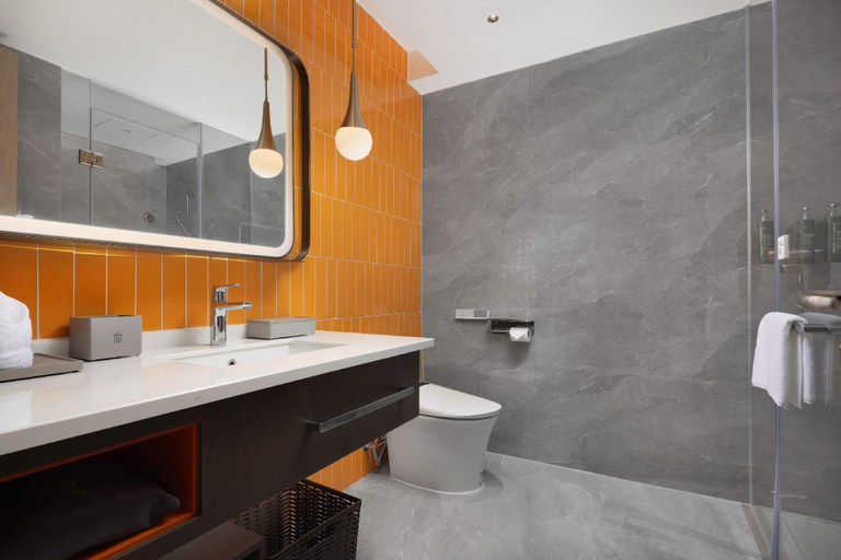 Bathroom 3, Home2 Suites by Hilton Hengyang Xidu, Hengyang
